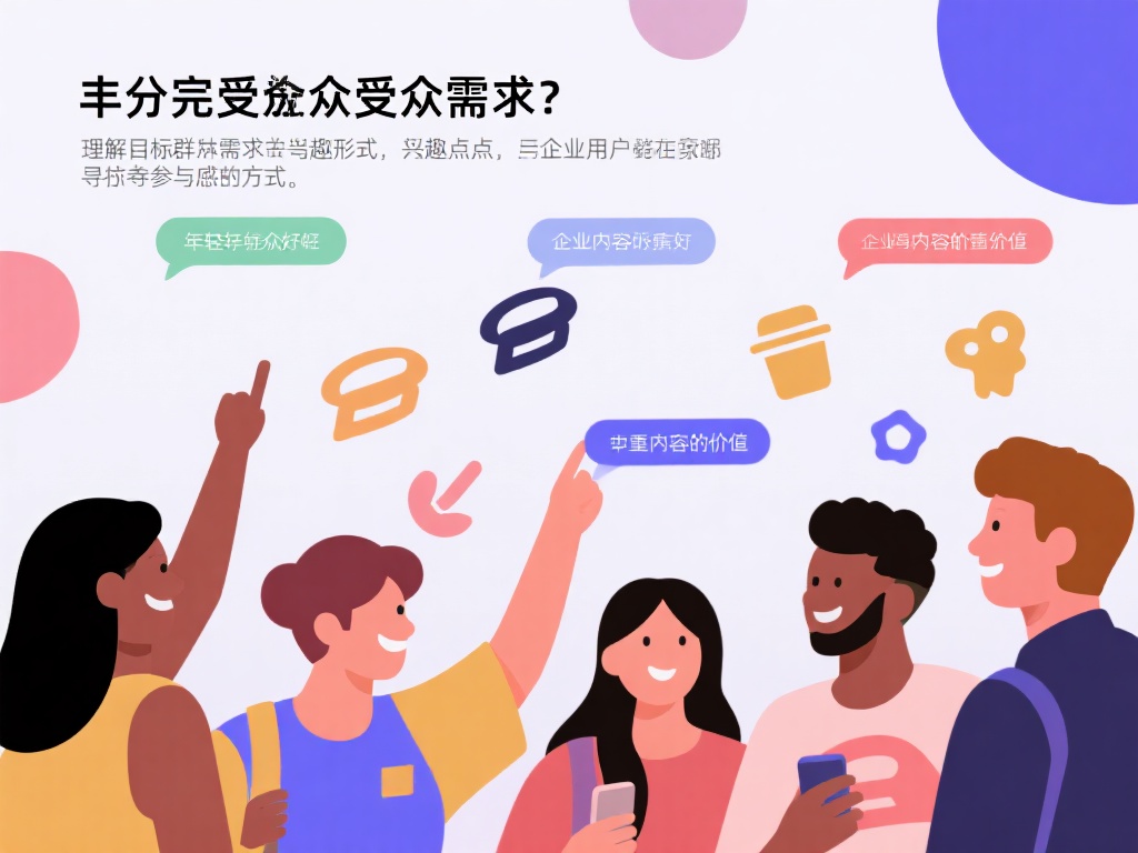 充分洞察受众需求：理解目标群体的需求与兴趣点，从中