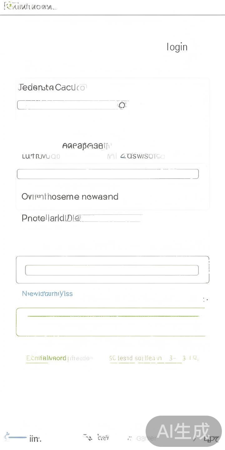 在登录界面，用户需要输入注册时使用的账号和密码。如